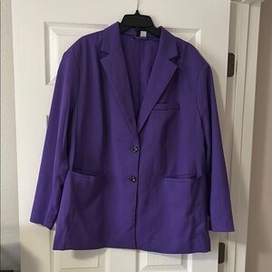 Women's Purple Blazer